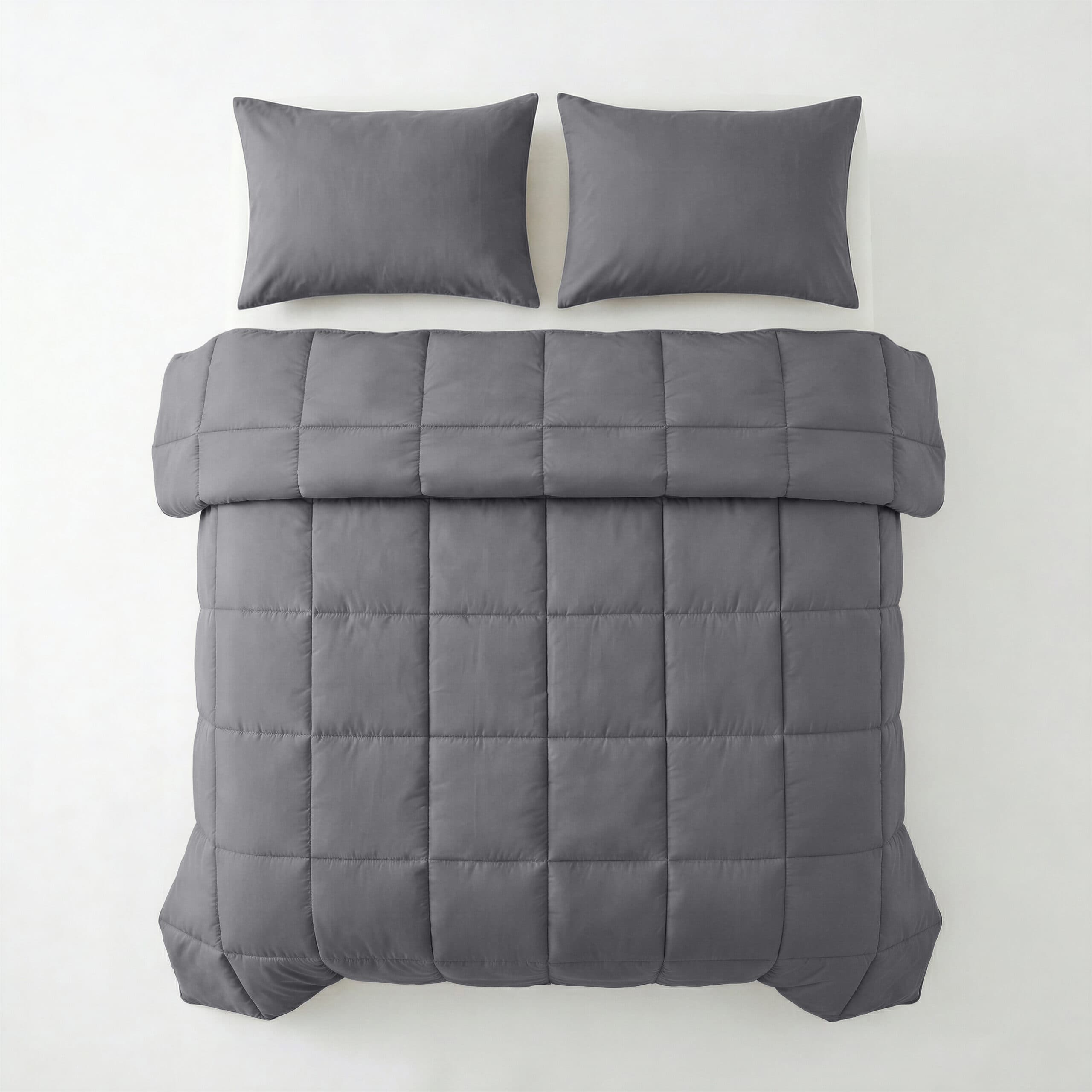 Lazy Dekbed Percale Antraciet 140 x 220