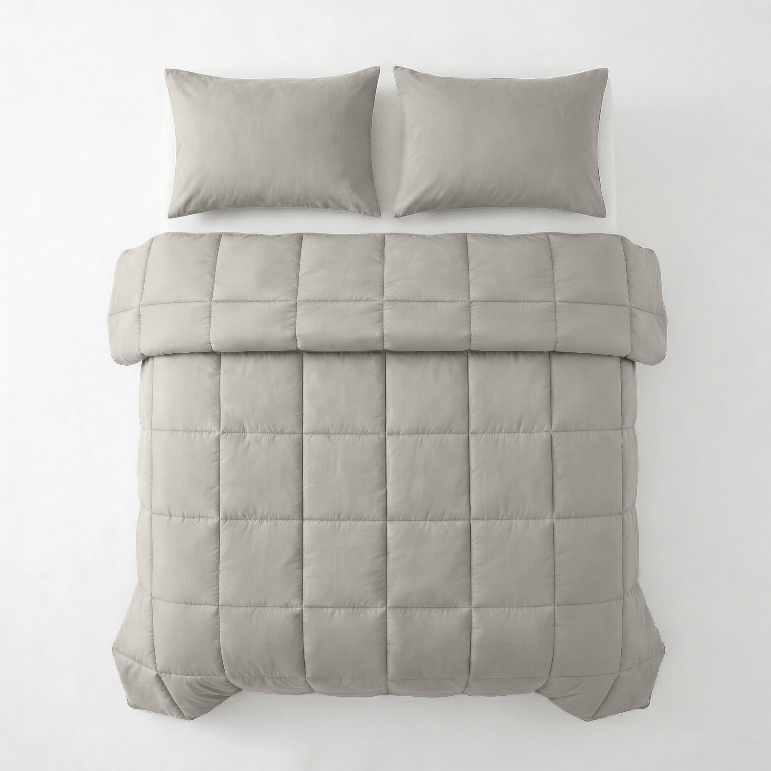Lazy Dekbed Percale Taupe 140 x 220