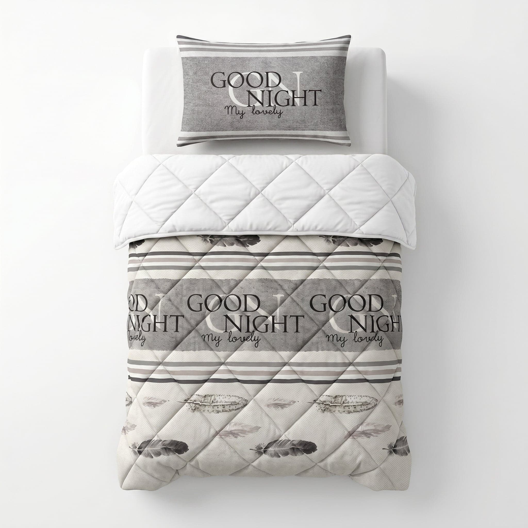 Lazy Dekbed Goodnight Zand 140 x 200 Met Kussensloop