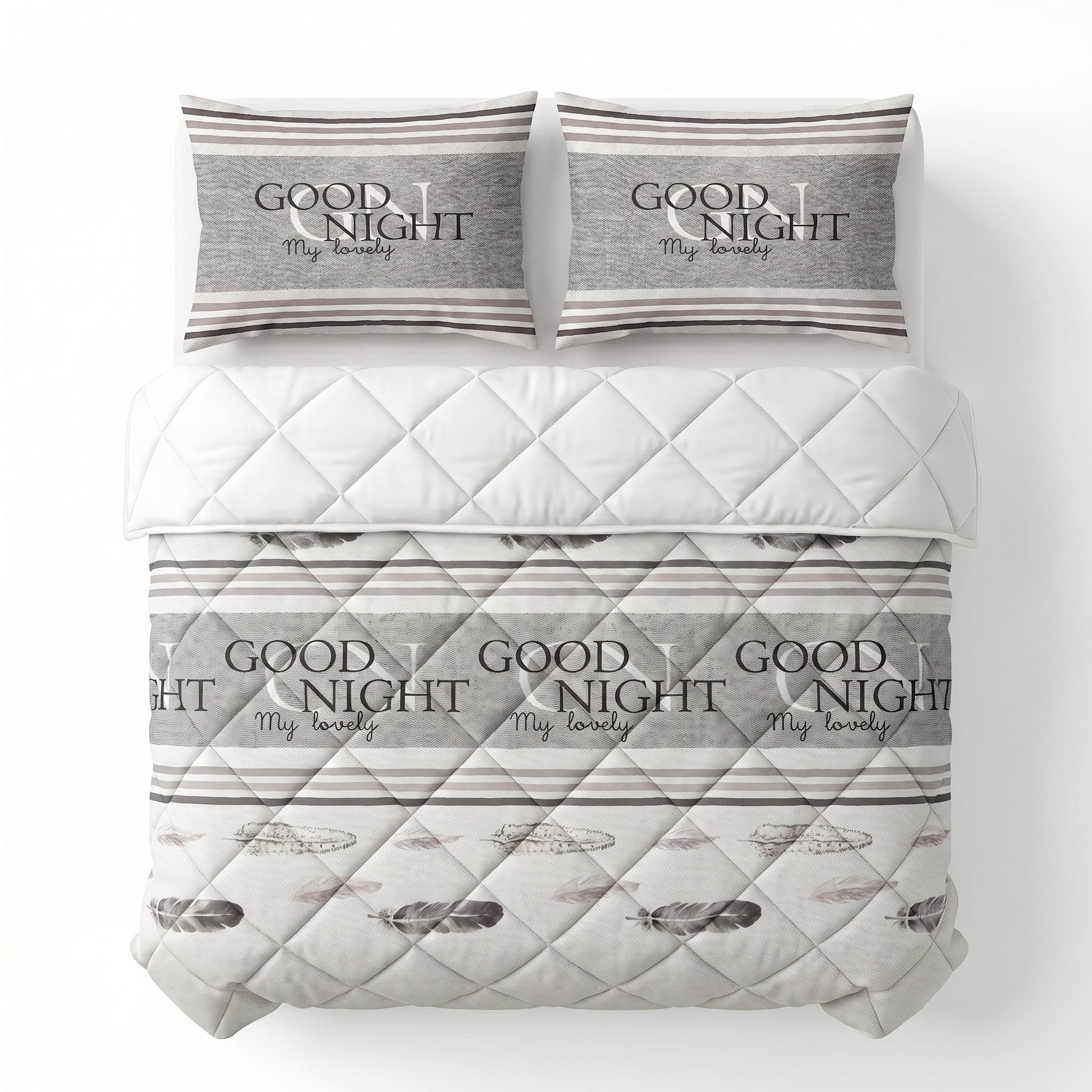Lazy Dekbed Goodnight Zand 200 x 200 Met Kussenslopen