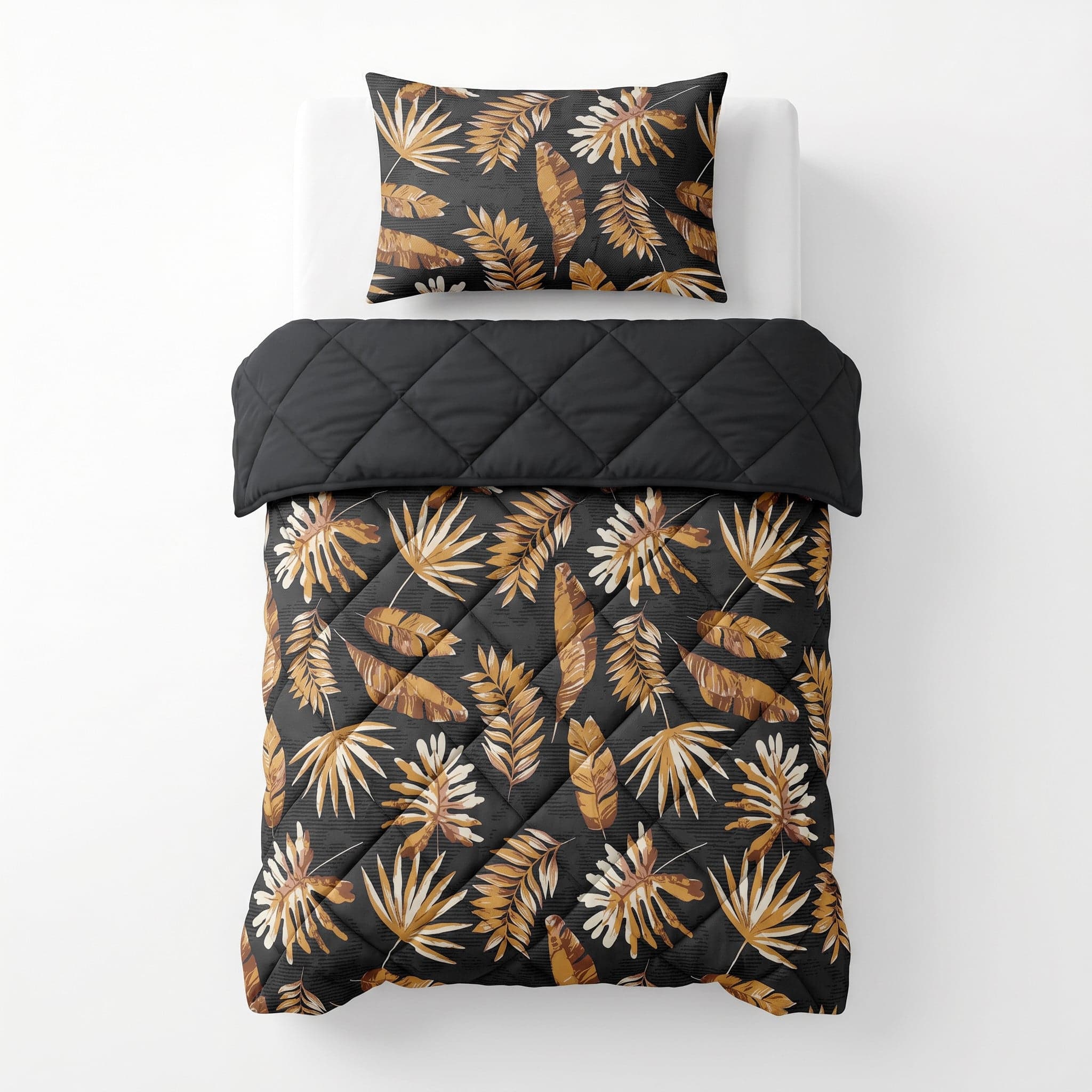 Lazy Dekbed Luisa Zwart 140 x 200 Met Kussensloop