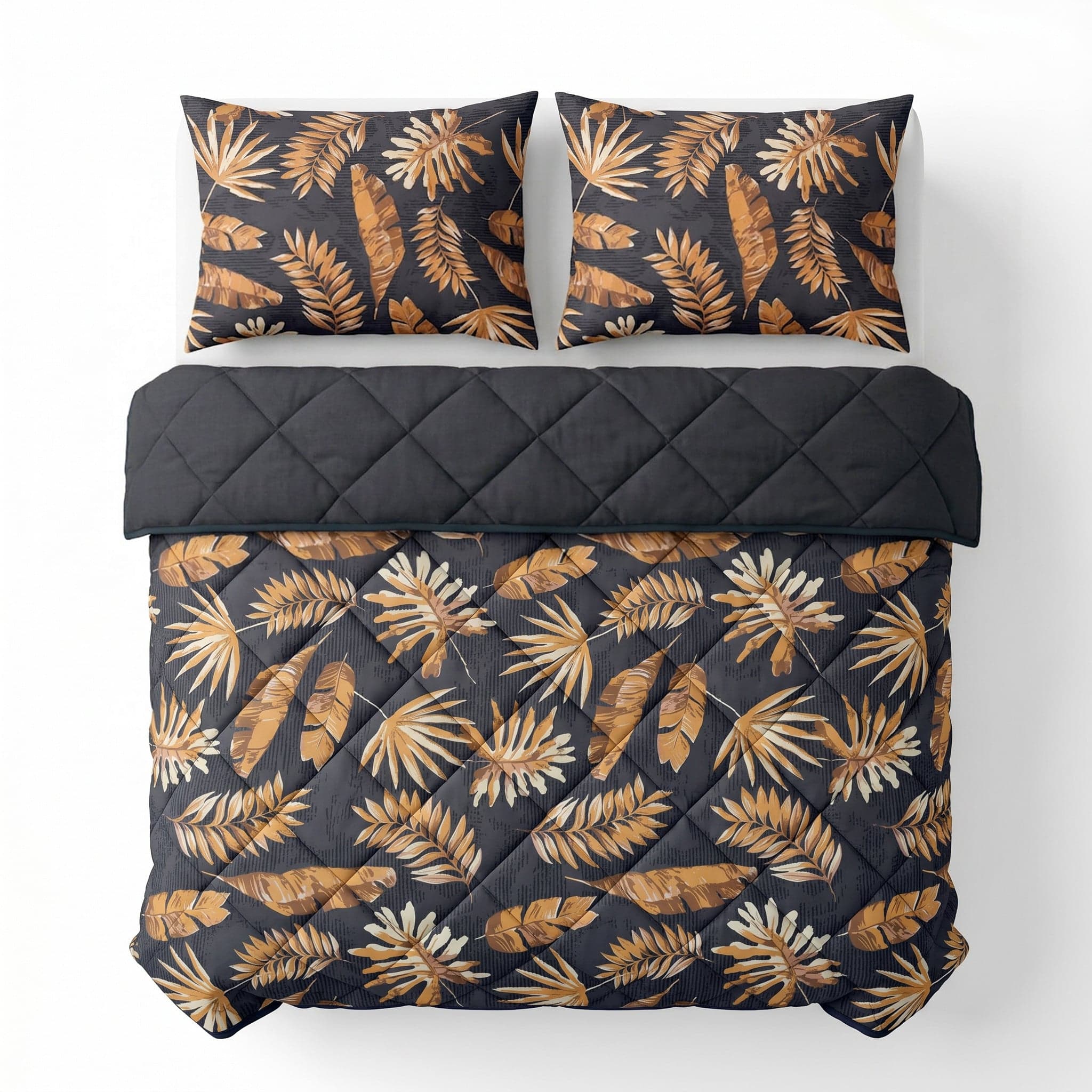 Lazy Dekbed Luisa Zwart 200 x 200 Met Kussenslopen